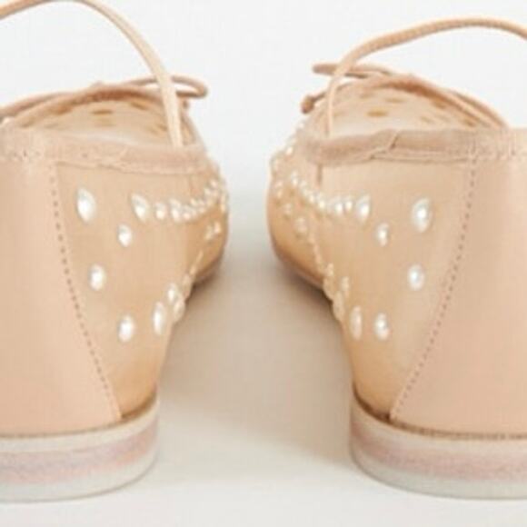 Dolce Vita Cadel Ballet Flat Cadel Imitation blush Pearl Mary Jane Sz 9 NWT - Picture 5 of 8